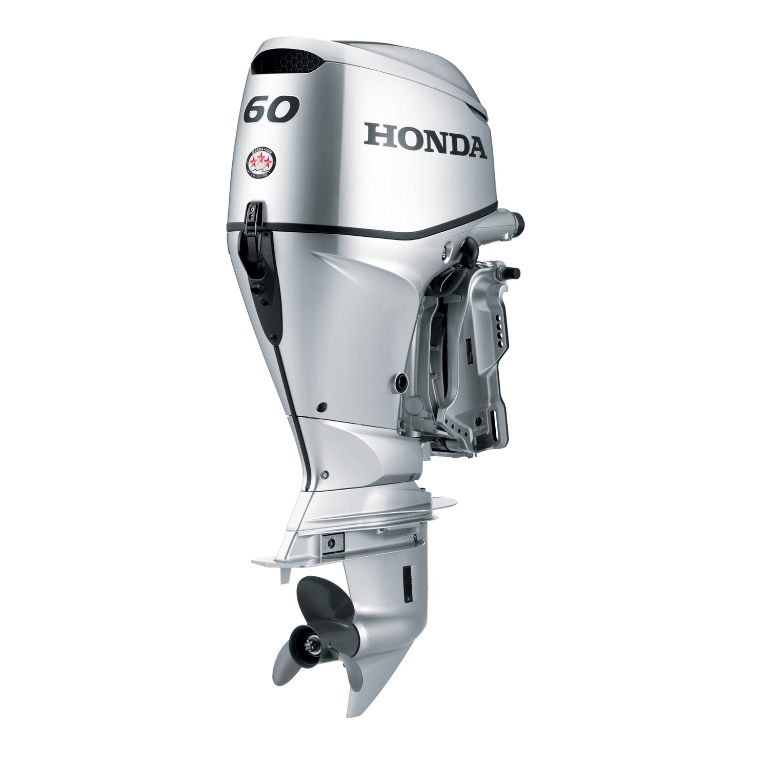 Honda Marine Outboard - BF 60 HP - Sideview