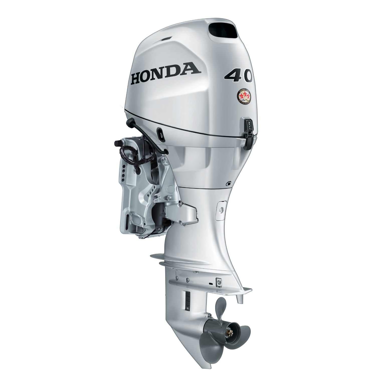 Honda Marine Outboard - BF 40 HP - Sideview