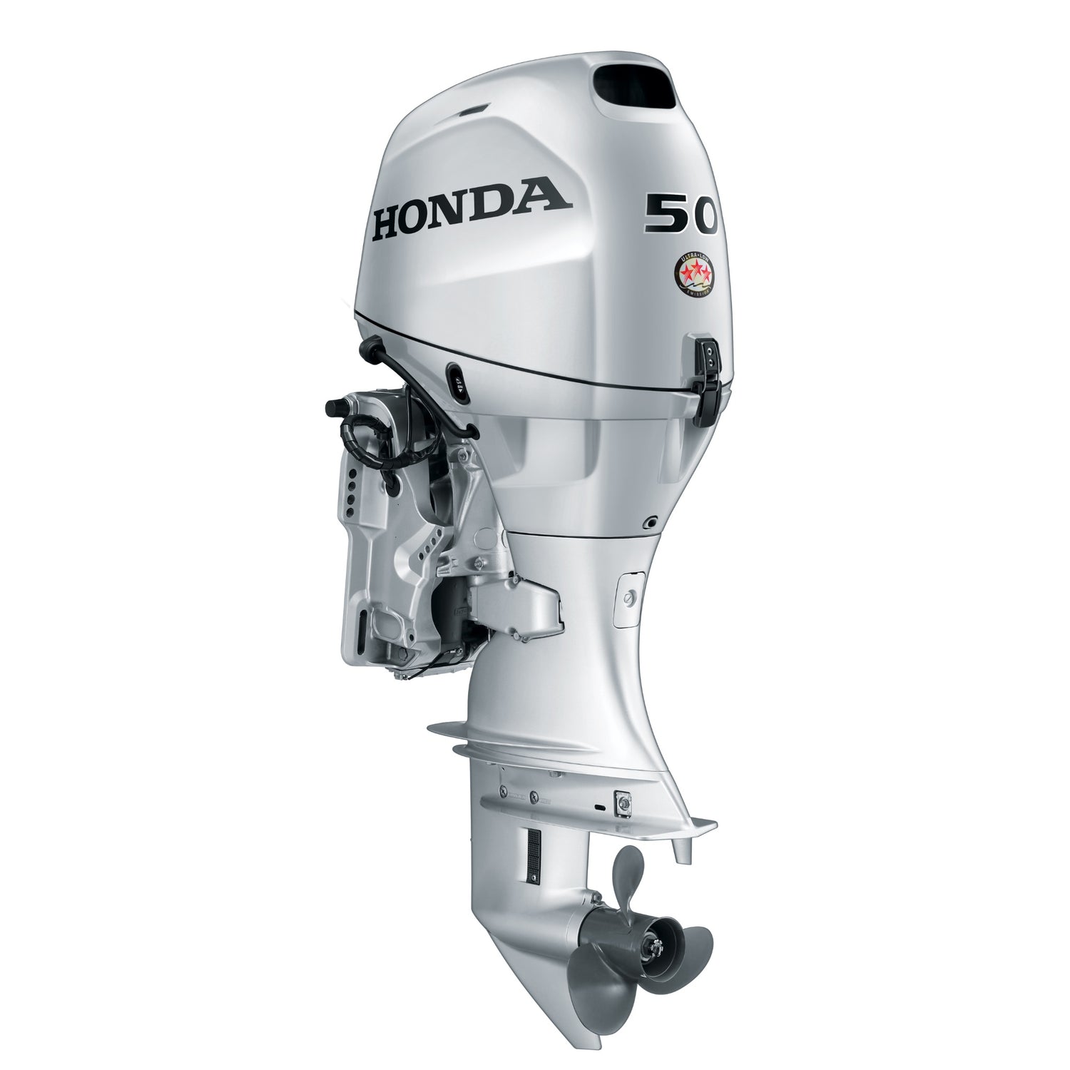Honda Marine Outboard - BF 50 HP - Sideview