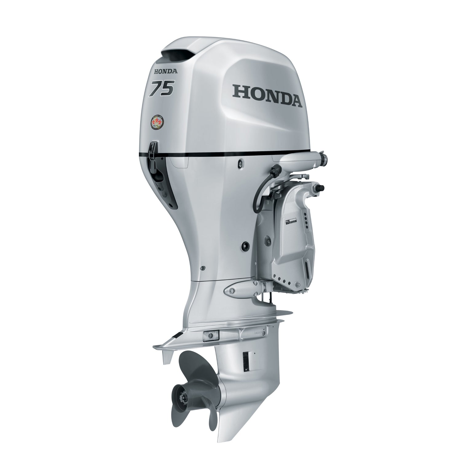 Honda Marine Outboard - BF 75 HP - Sideview
